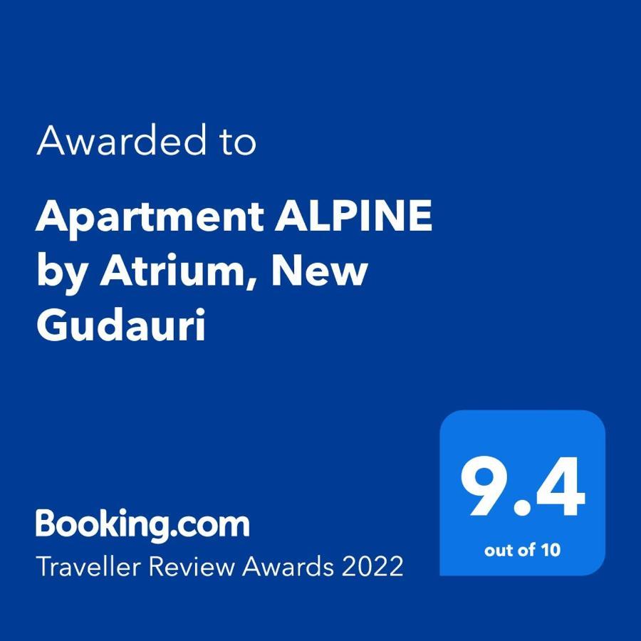 Apartment Alpine By Atrium, New Гудаури Экстерьер фото